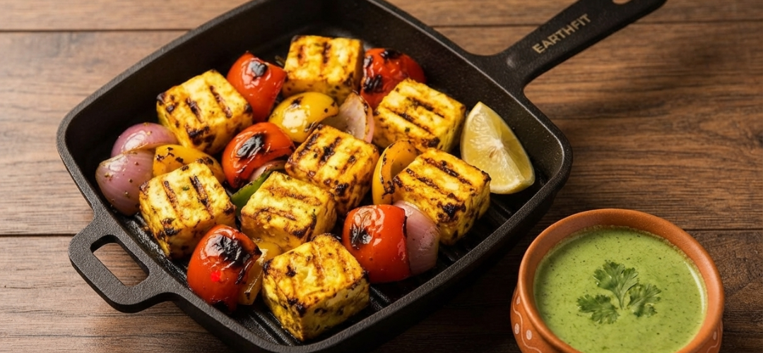 Grilled Paneer Tikka Skillet
