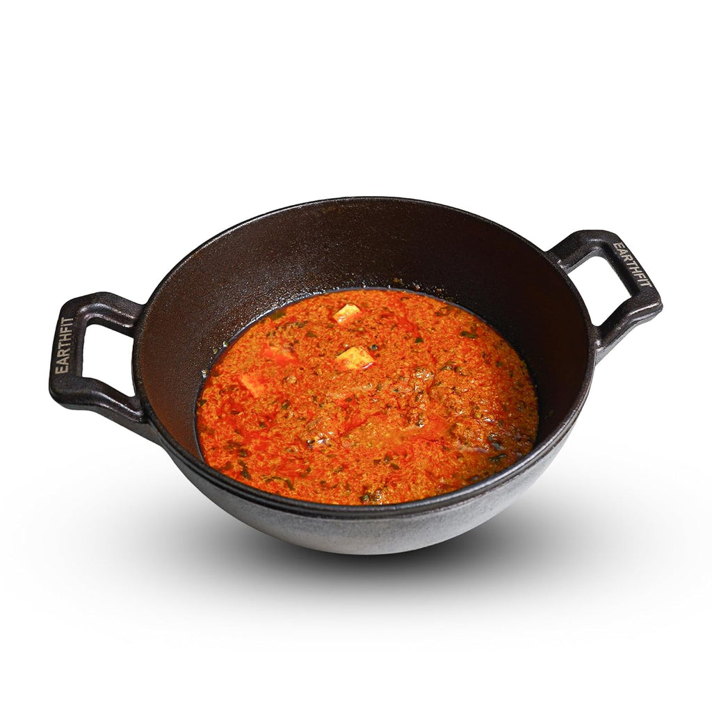 Cast Iron Kadai 10" Inch