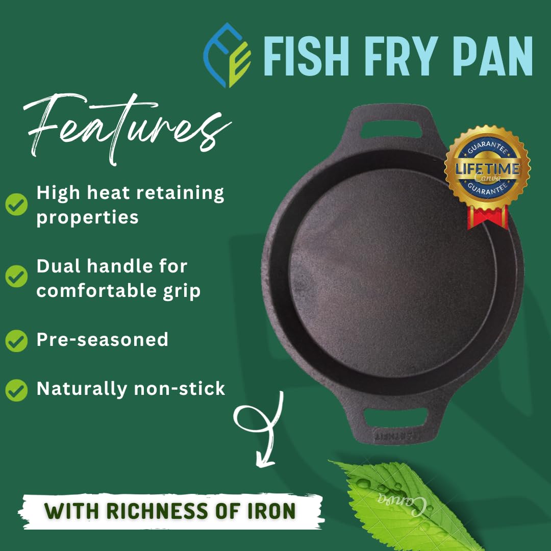 Cast Iron Fry Pan 8" Skillet