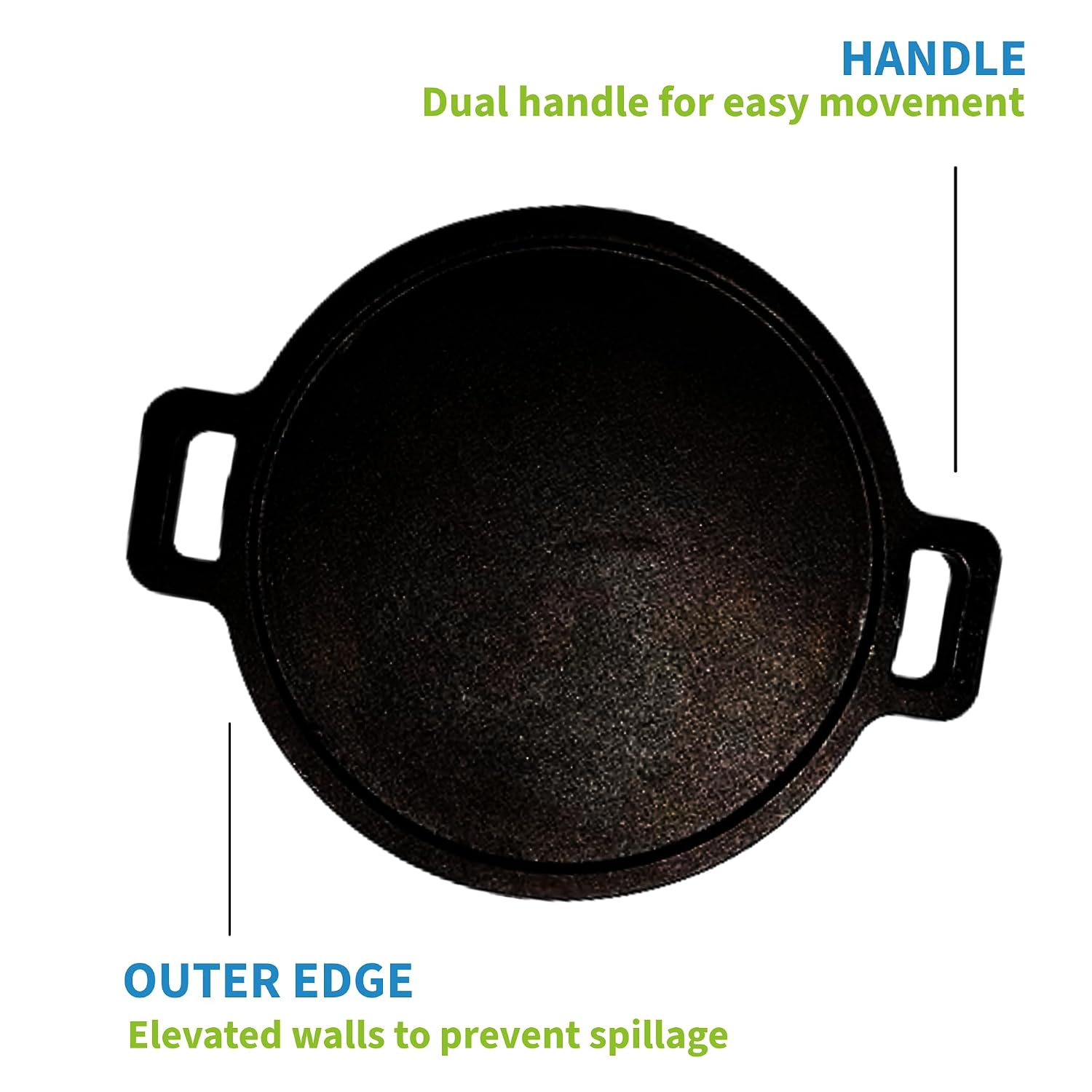 Cast Iron Tawa 10" Inch