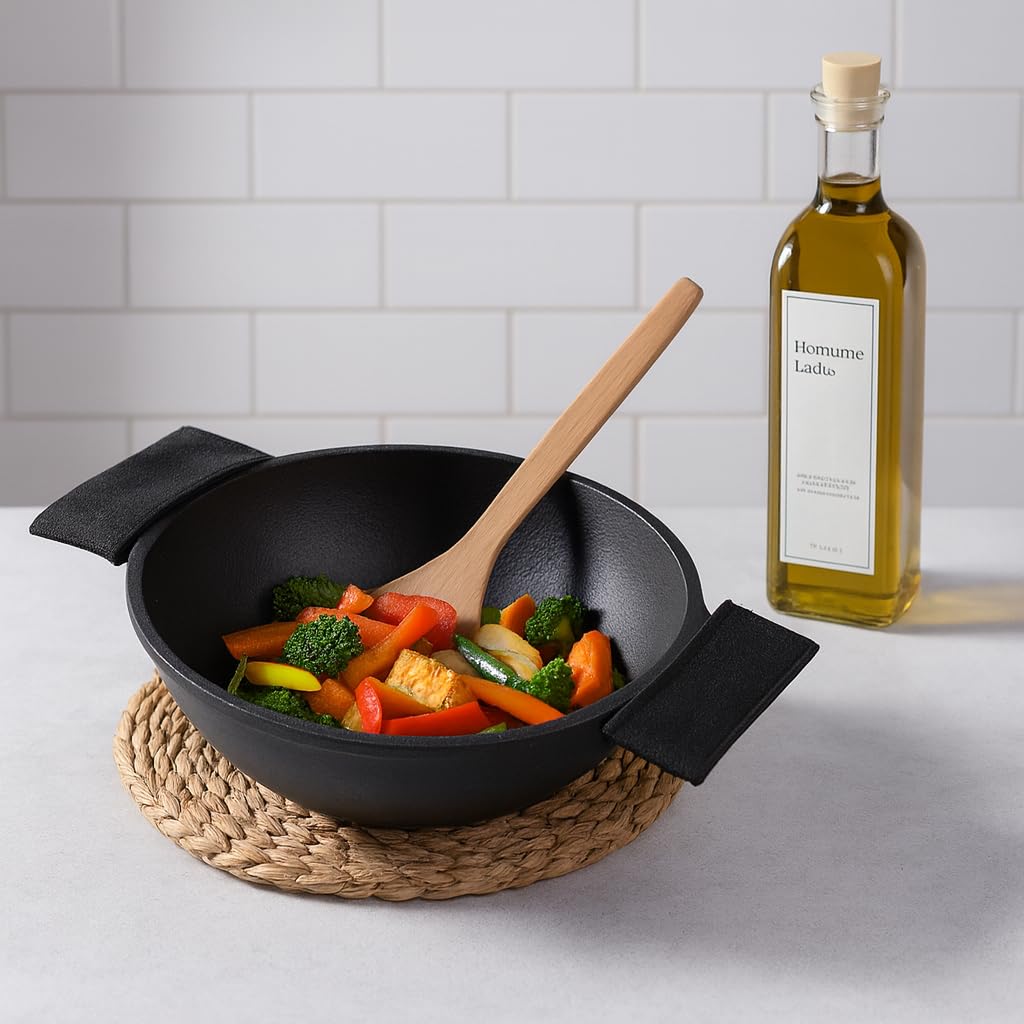 Cast Iron Kadai 8" Inch