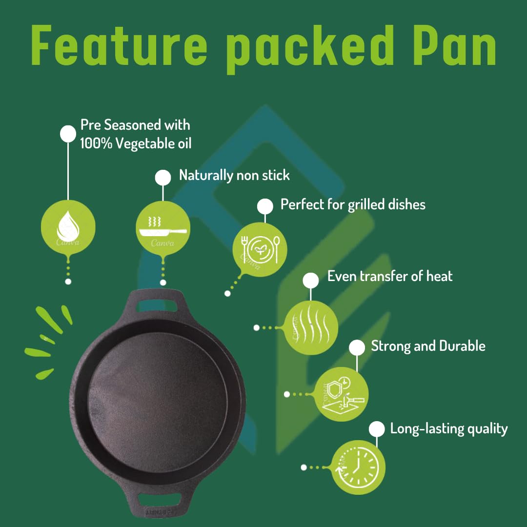 Cast Iron Fry Pan 8" Skillet
